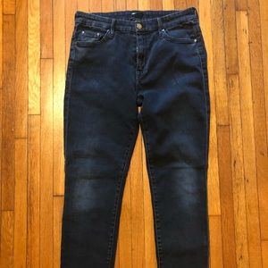 MOTHER Women's Straight Leg Jeans - Dark Blue